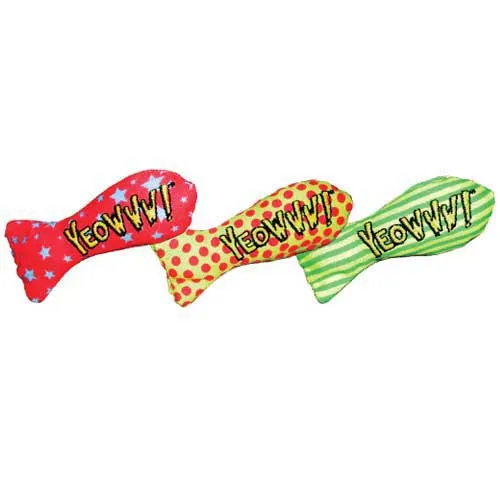 Yeowww! Stinkies Sardine Catnip Toys Assorted