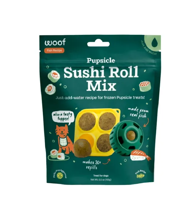 Woof Pupsicle Treat Mix Sushi 5.5oz