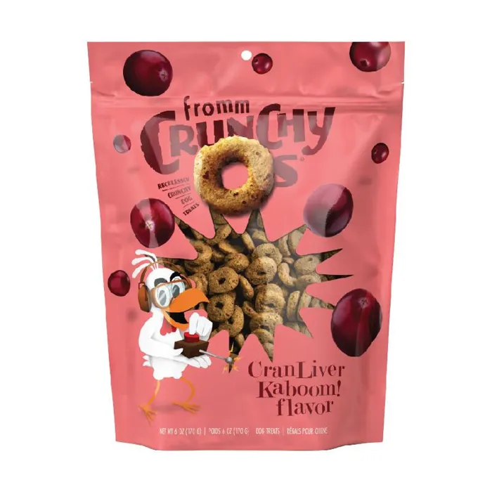 Fromm Crunchy Os Cranliver Kaboom! Flavor Dog Treats 6-oz