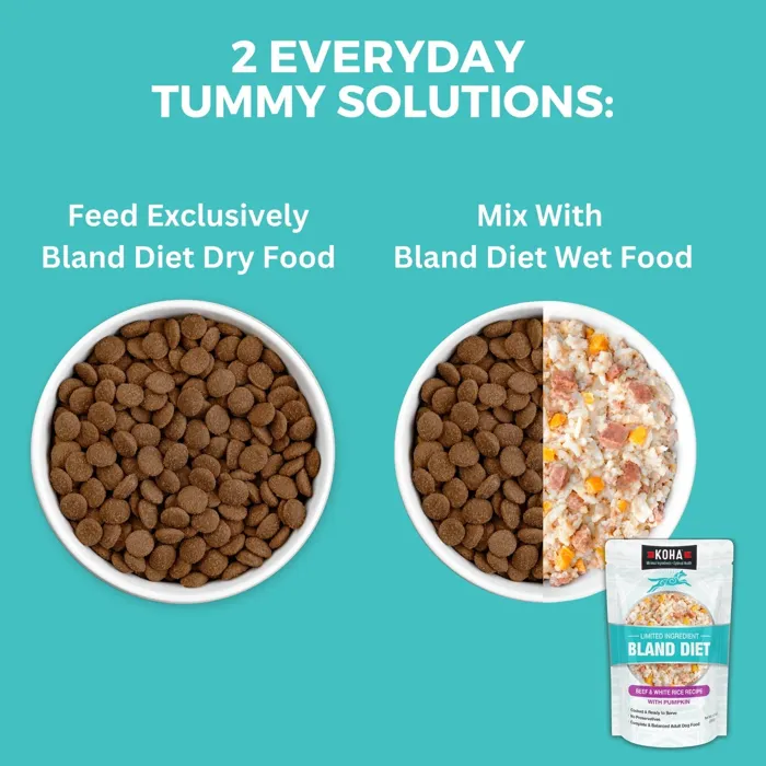 Koha Dry Lid Bland Diet Beef Brown Rice 3.5#
