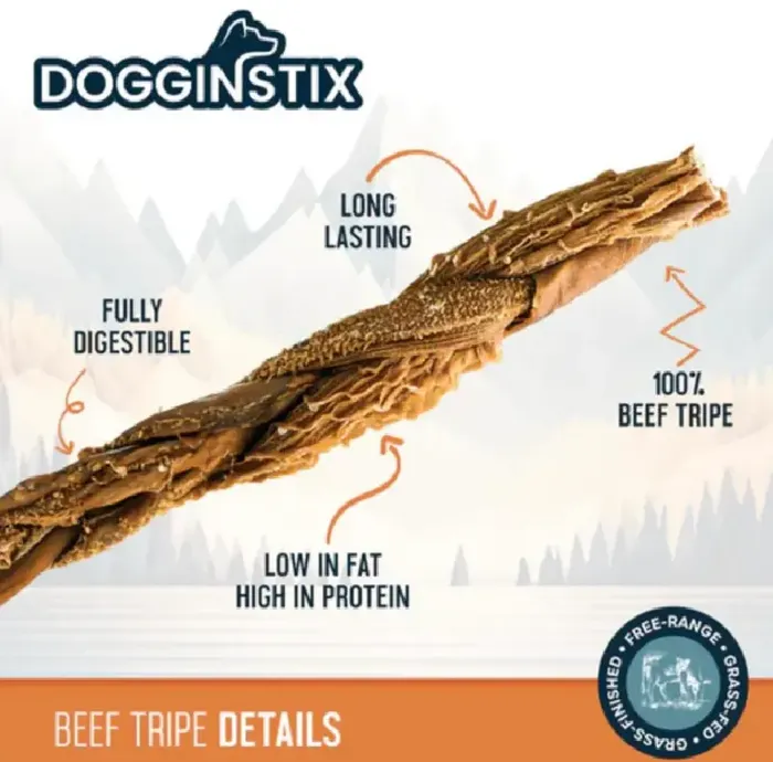 Dns Braided Beef Tripe12in15ct