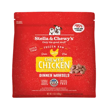 S+C Raw Frozen Chicken Morsels 4#