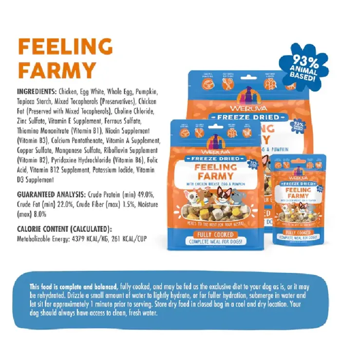 Weruva FD Dog Feeling Farmy 1oz