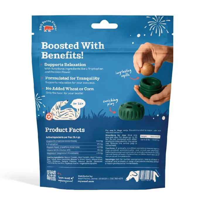 Woof Pupsicle Calming BBQ Refill SM