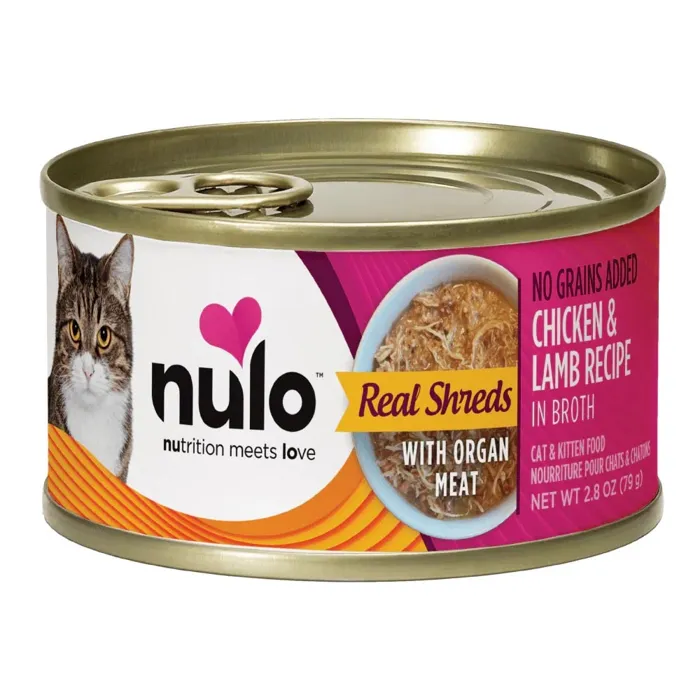 Nulo Cat Can Chicken & Lamb Shreds 2.8oz