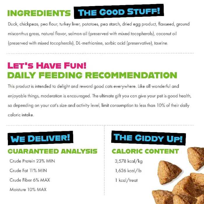 Fromm PurrSnackitty Gamebird Blitz ingredients and nutrition