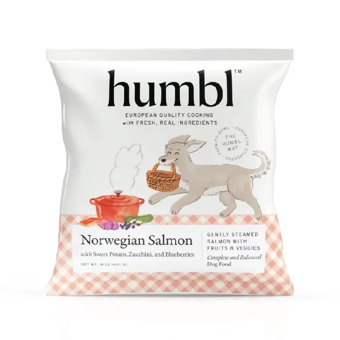 Humbl Dog Gently Steamed Salmon 14oz