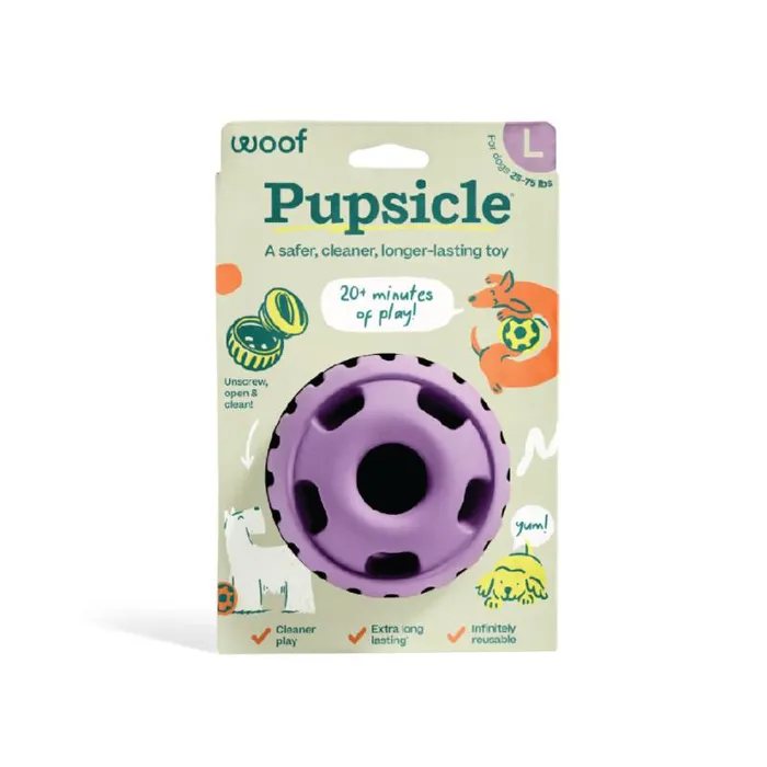 Woof Pupsicle Lavender LG