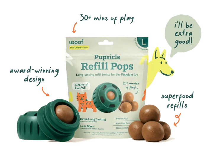 Woof Pupsicle Refill LG Chicken