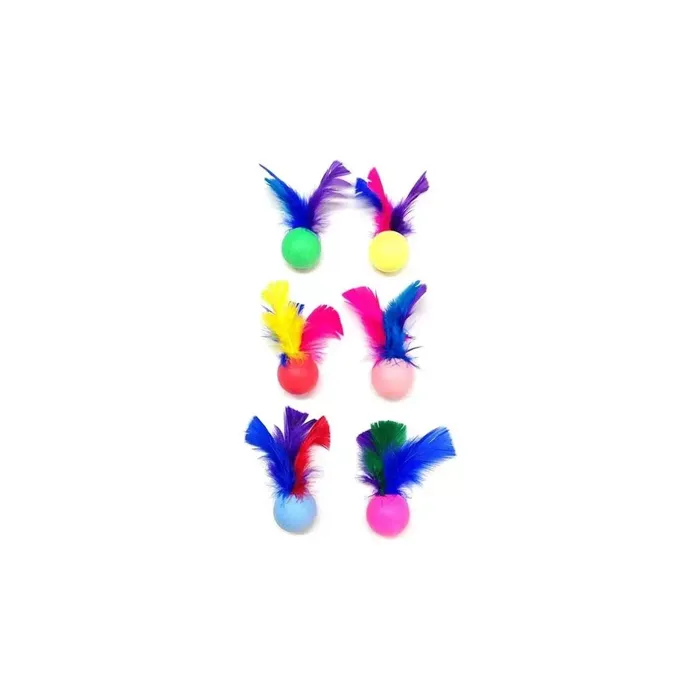 Go Cat Feather Pong Cat Toy Carry & Toss
