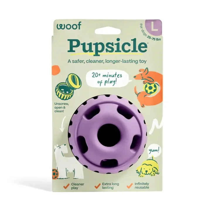 Woof Pupsicle Lavender LG