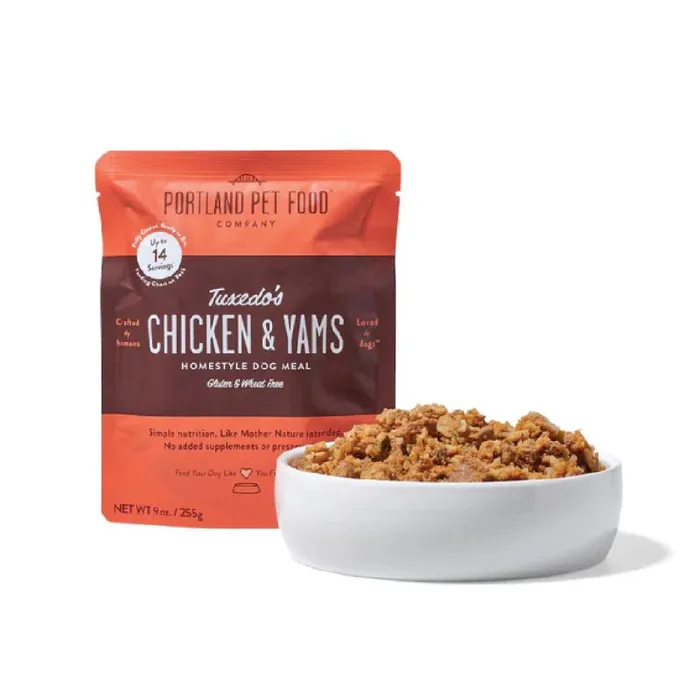 Portland Pet Dog Pouch Chicken/Yam 9oz