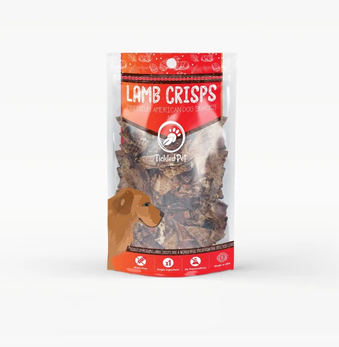 Tickled Pet Lamb Lung Crisps 8oz