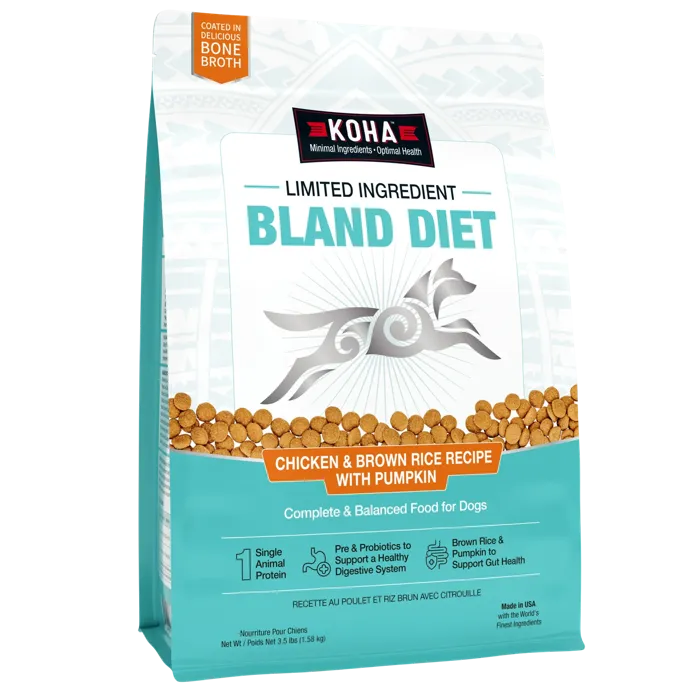 Koha Dry Lid Bland Diet Chicken Brown Rice 3.5#