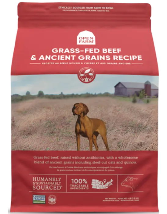 Open Farm Dog Ancient Grain Beef 4#
