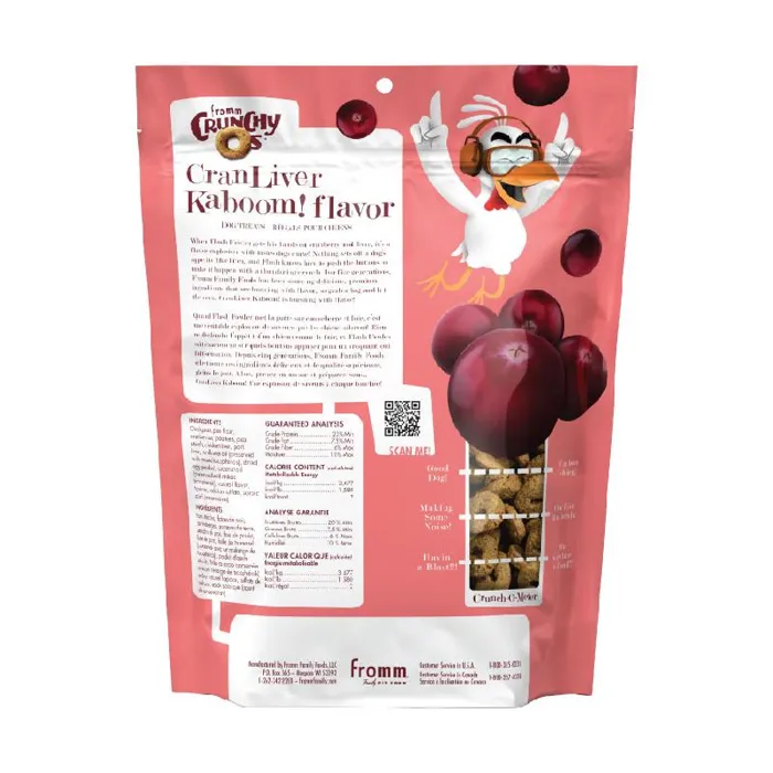 Fromm Crunchy Os Cranliver Kaboom! Flavor Dog Treats 6-oz