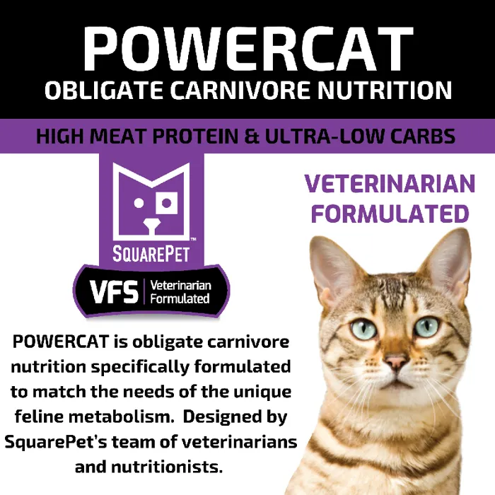 SquarePet Cat Powercat Turkey/Chicken 4.4#