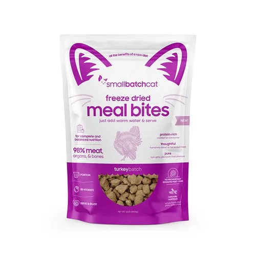 Smallbatch Cat FD Mealbites Turkey 10oz