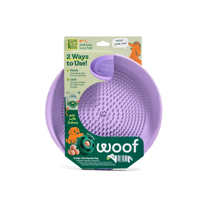 Woof Toy Forager Fly N Feed Frisbee