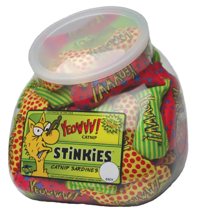 Yeowww! Stinkies Sardine Catnip Toys Assorted