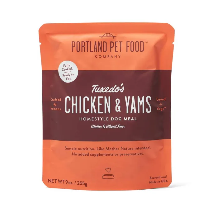 Portland Pet Dog Pouch Chicken/Yam 9oz