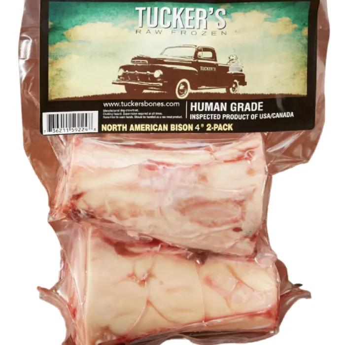 Tucker's Raw Bone Bison 4" 2pk