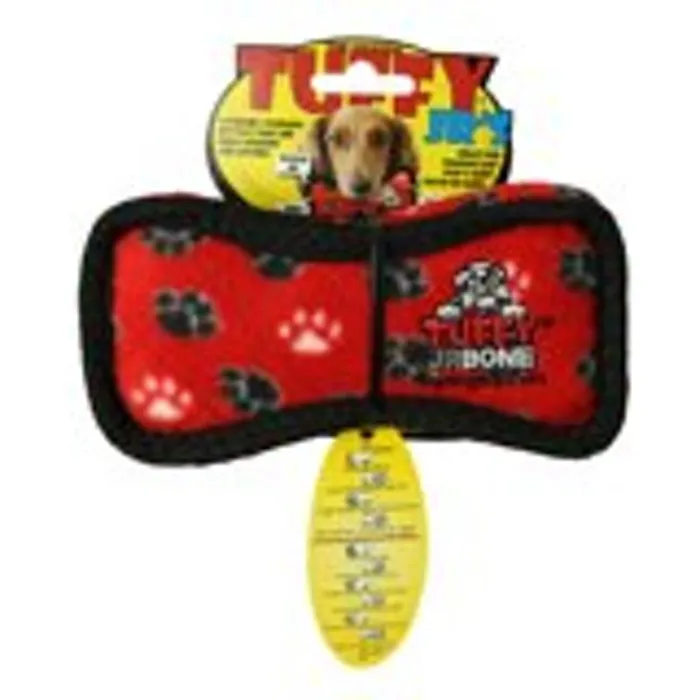 Tuffys Jr- Bone2- Red Paws