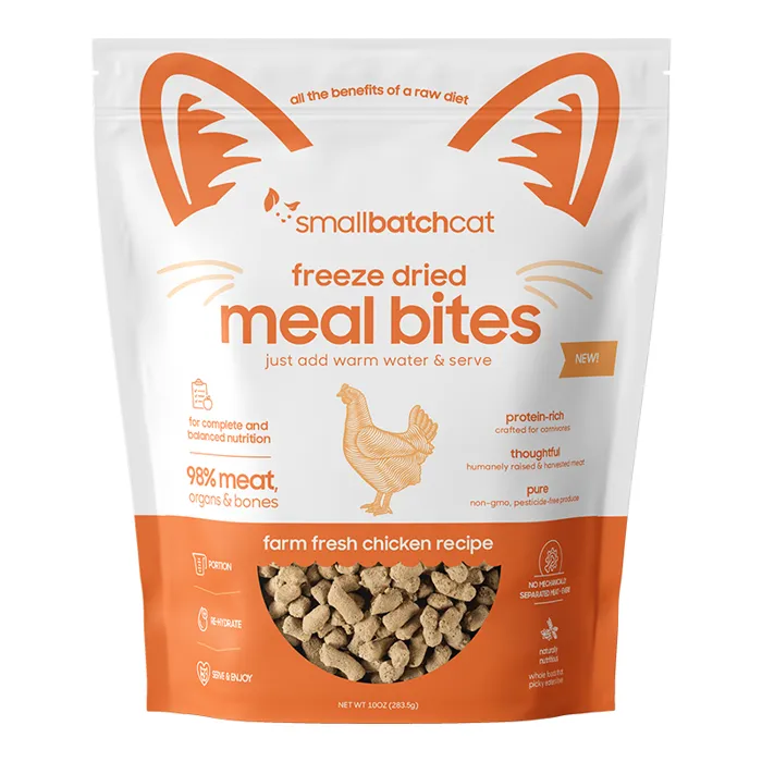 Smallbatch Cat FD Mealbites Chicken 10oz