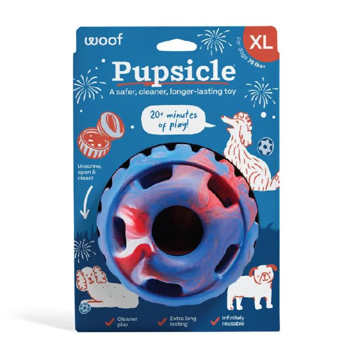 Woof Dog Toy Pupsicle Holiday Fourth Of July Xlarge