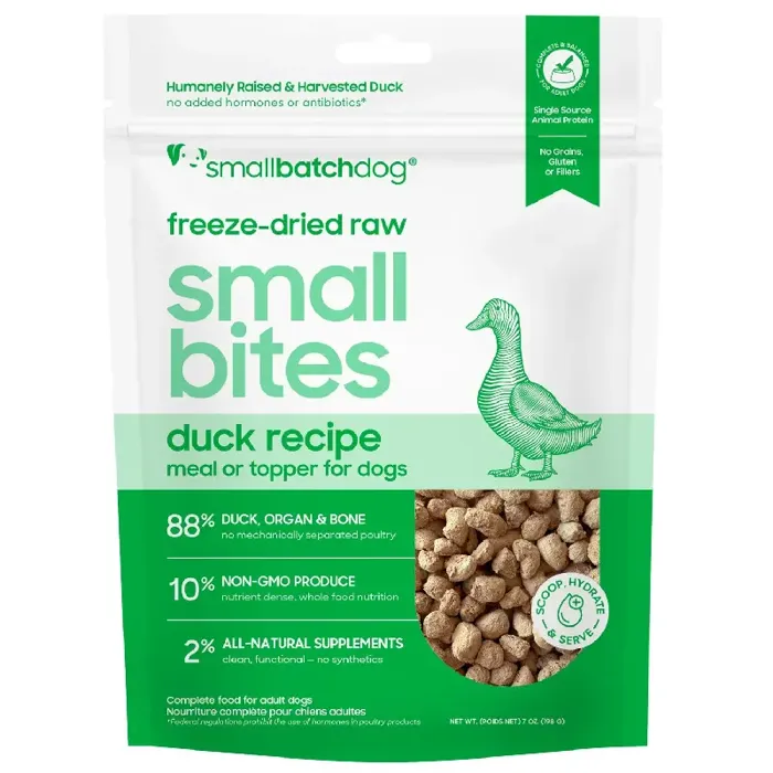 Smallbatch FD Dog Small Bites Duck 7oz