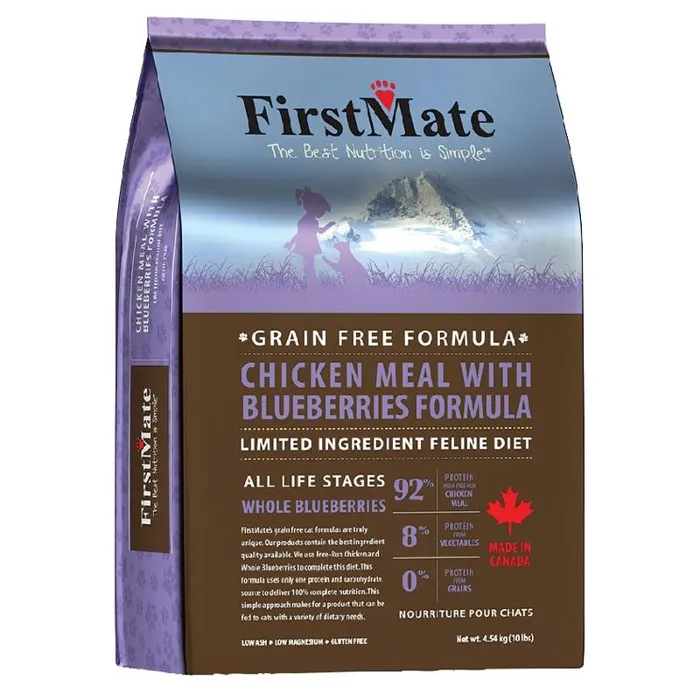 Firstmate Cat Grain Free Ckn & Blueberries 3.96-lb