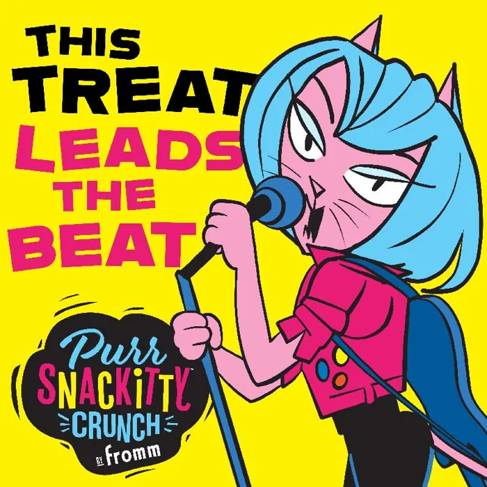 Fromm PurrSnackitty Crunch Screamin' Salmon promotional graphic