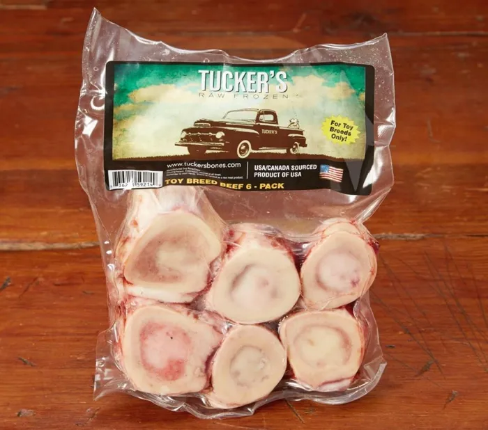 Tucker's Raw Frzn Bf Bones Food For Toy Breed Dogs, 6-pack