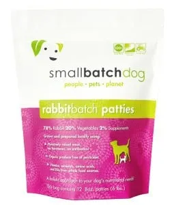 Smallbatch Dog Raw Patties Rabbit 6#