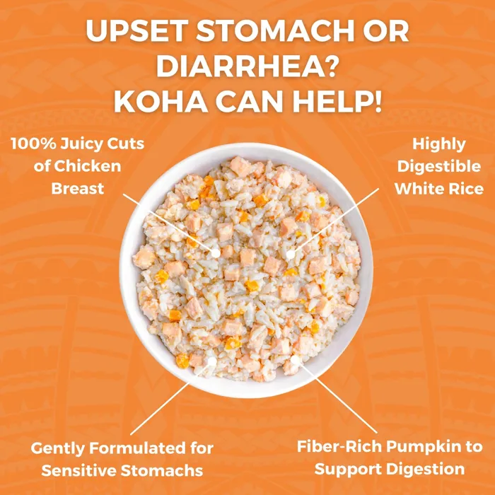 Koha Bland Diet Chicken & Rice Pouch 12.5oz